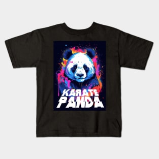 Karate Panda Kids T-Shirt